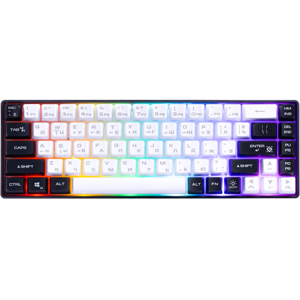 Клавиатура Defender Aris GK-349 White/Black (45349) - фото 2