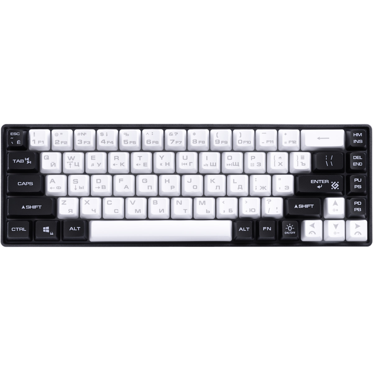 Клавиатура Defender Aris GK-349 White/Black (45349) - фото 3