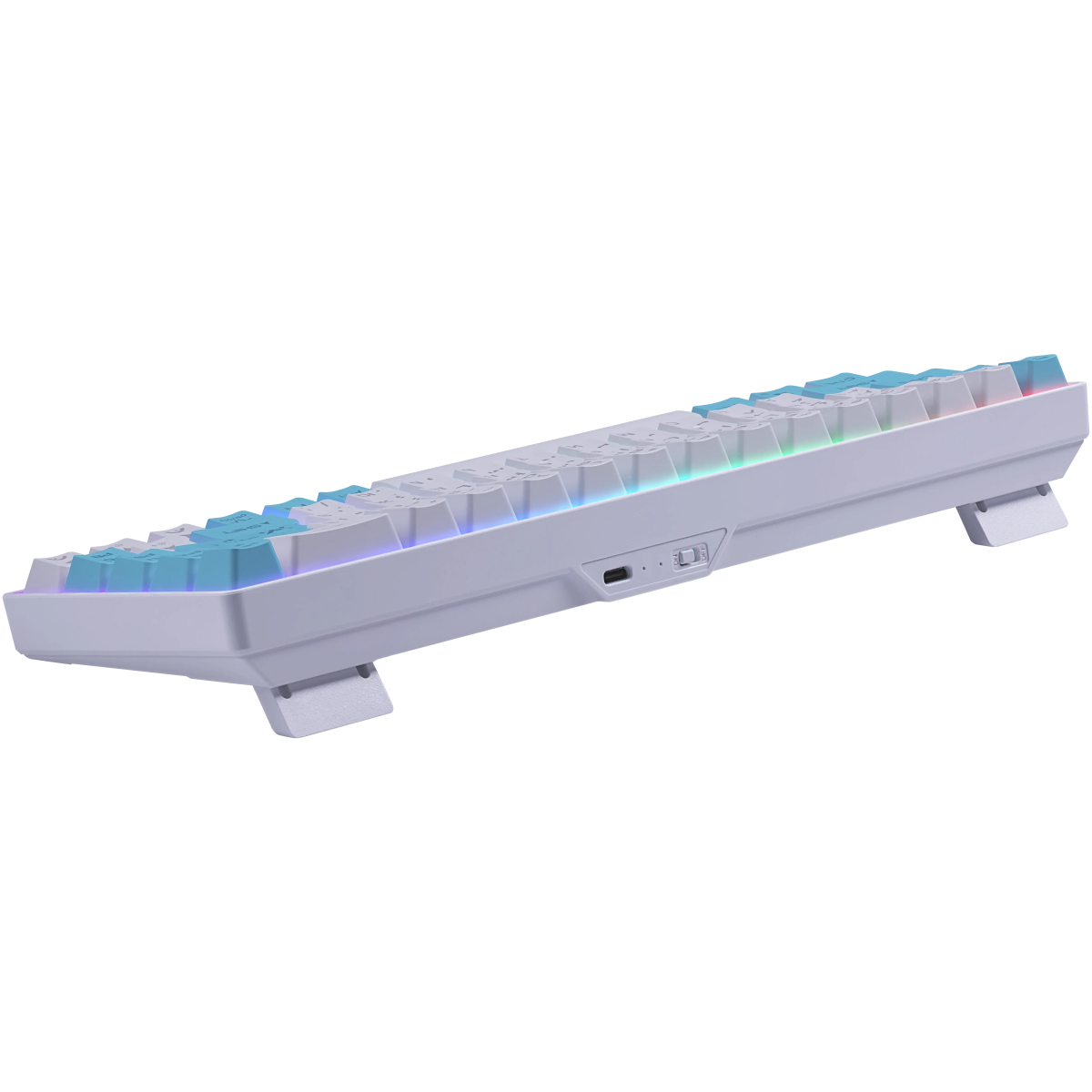 Клавиатура Defender Deron GK-098 White/Blue (45133) - фото 4