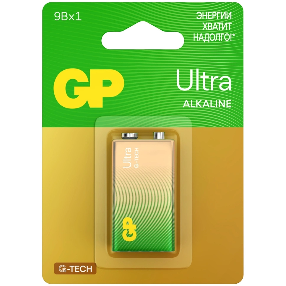 Батарейка GP Ultra G-Tech (9V, 1 шт.)