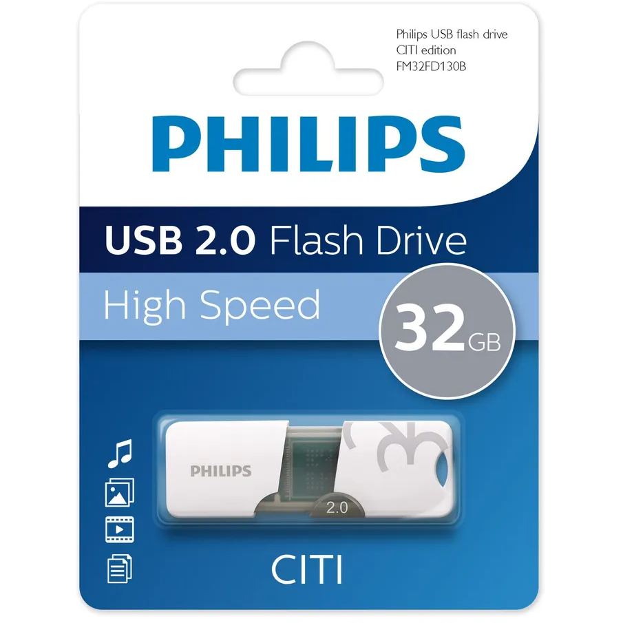 USB Flash накопитель 32Gb Philips CITI2.0 - FM32FD130B/97