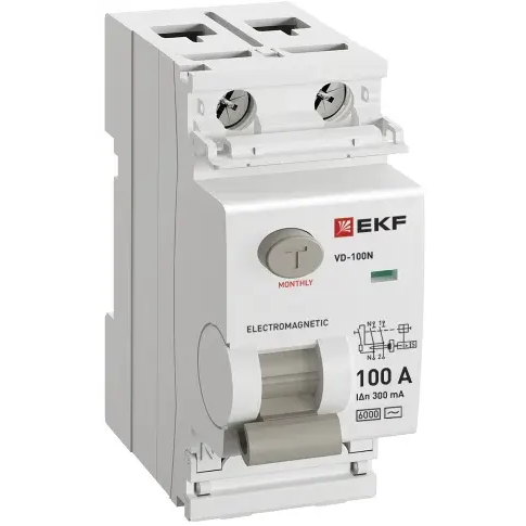 Выключатель дифференциального тока (УЗО) EKF E1026M100300 - фото 4