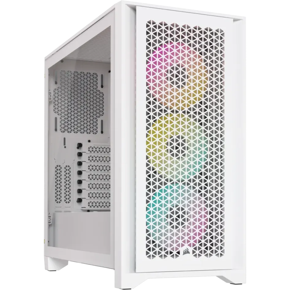 Корпус Corsair iCUE 4000D RGB Airflow White (CC-9011241-WW)