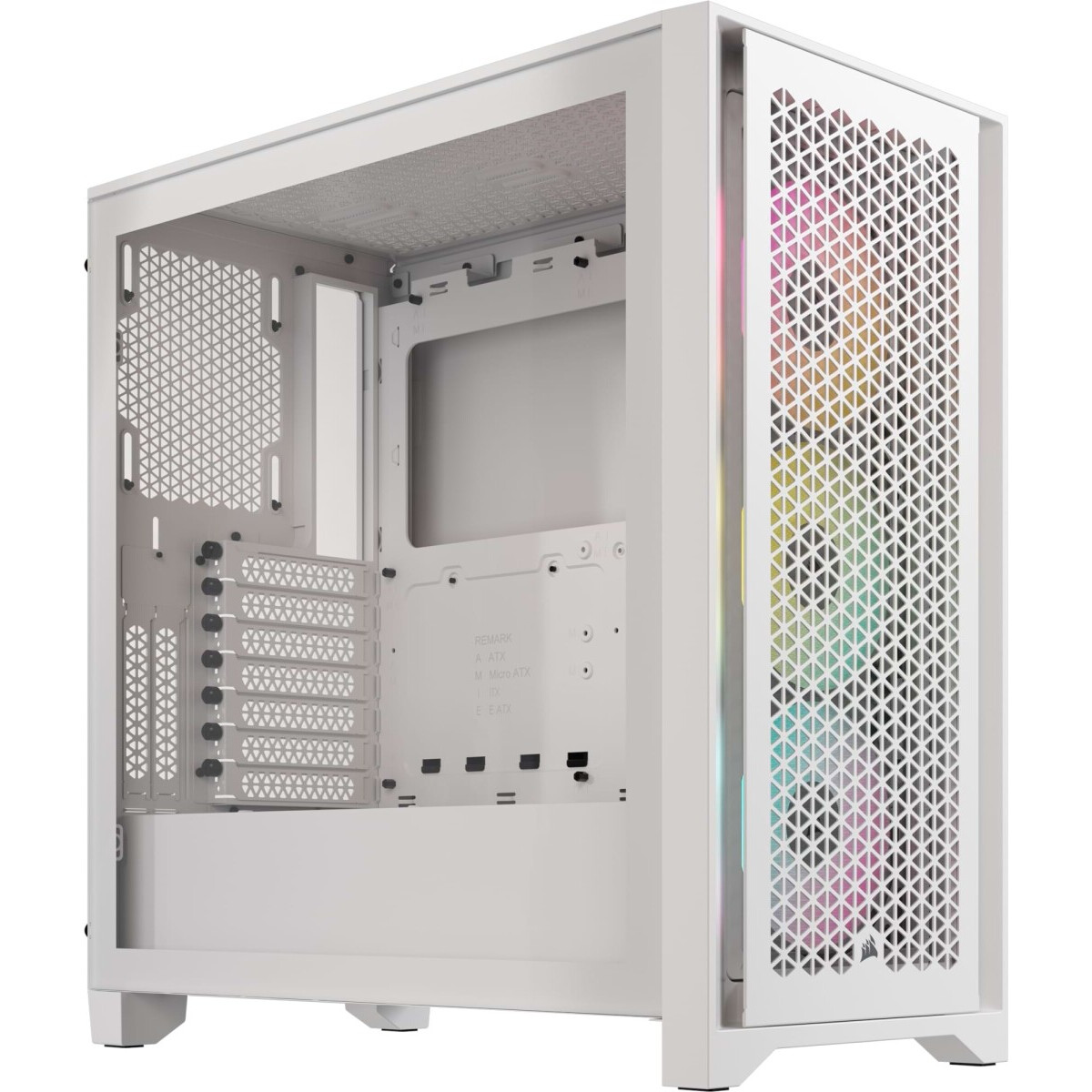 Корпус Corsair iCUE 4000D RGB Airflow White (CC-9011241-WW) - фото 3