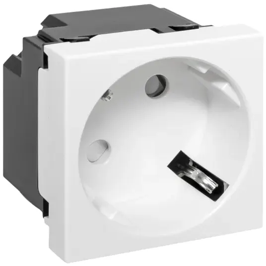 Электрическая розетка EKF E2MR16-028-10-45-SL