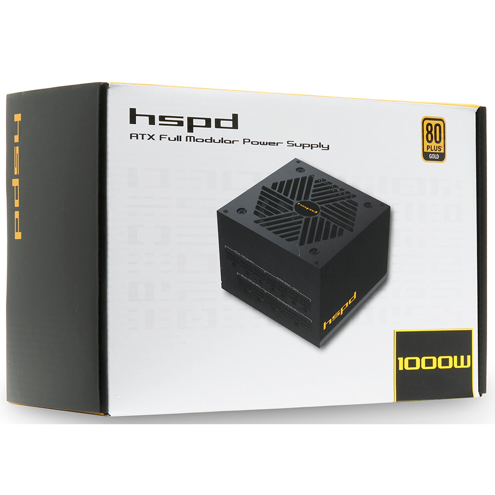 Блок питания 1000W HSPD HSK-1000GF-BK - фото 6