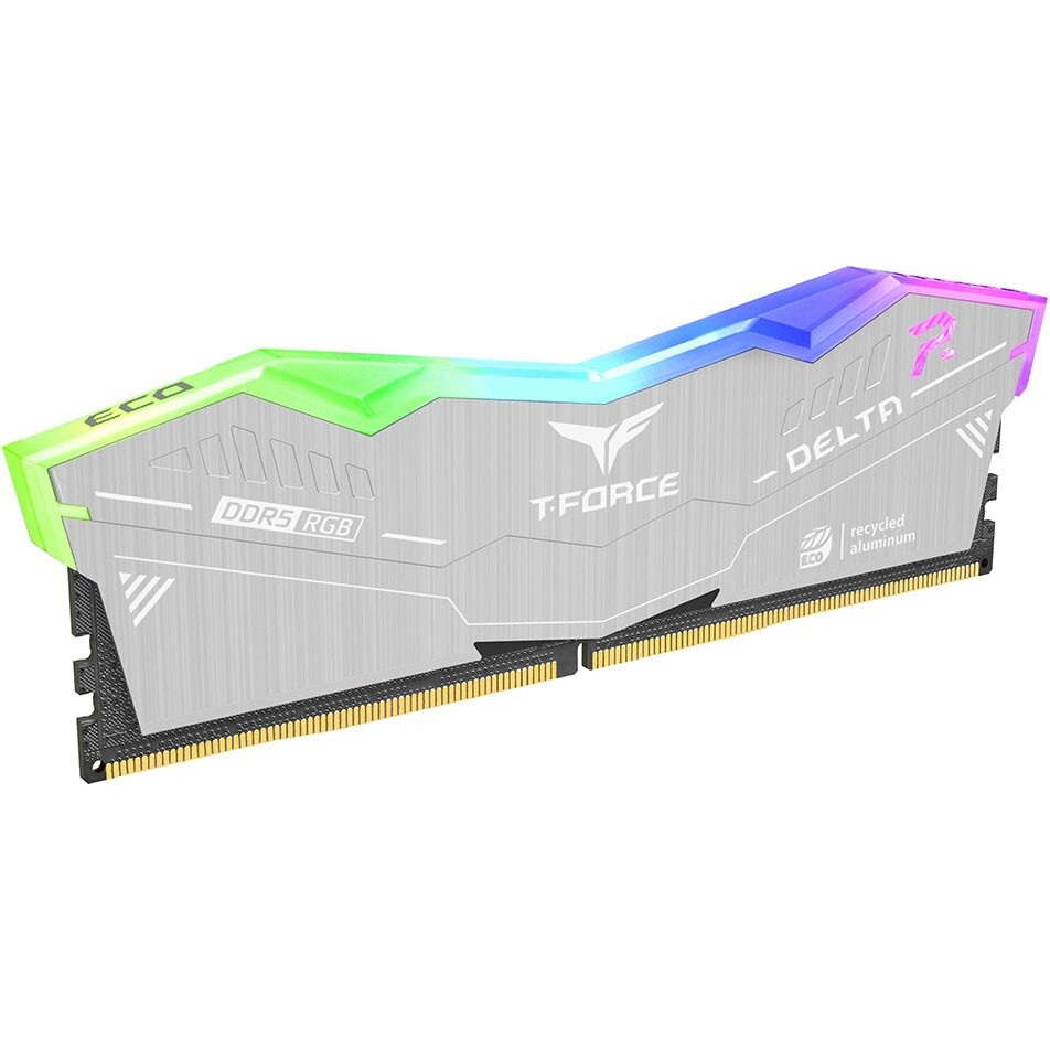 Оперативная память 64Gb DDR5 6000MHz Team T-Force Delta RGB ECO (FF2D564G6000HC38JDC01) (2x32Gb KIT) - фото 2