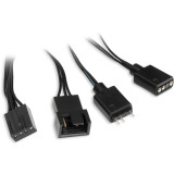 Вентилятор для корпуса HSPD M1 Black (M1-1201BK-ARGB)