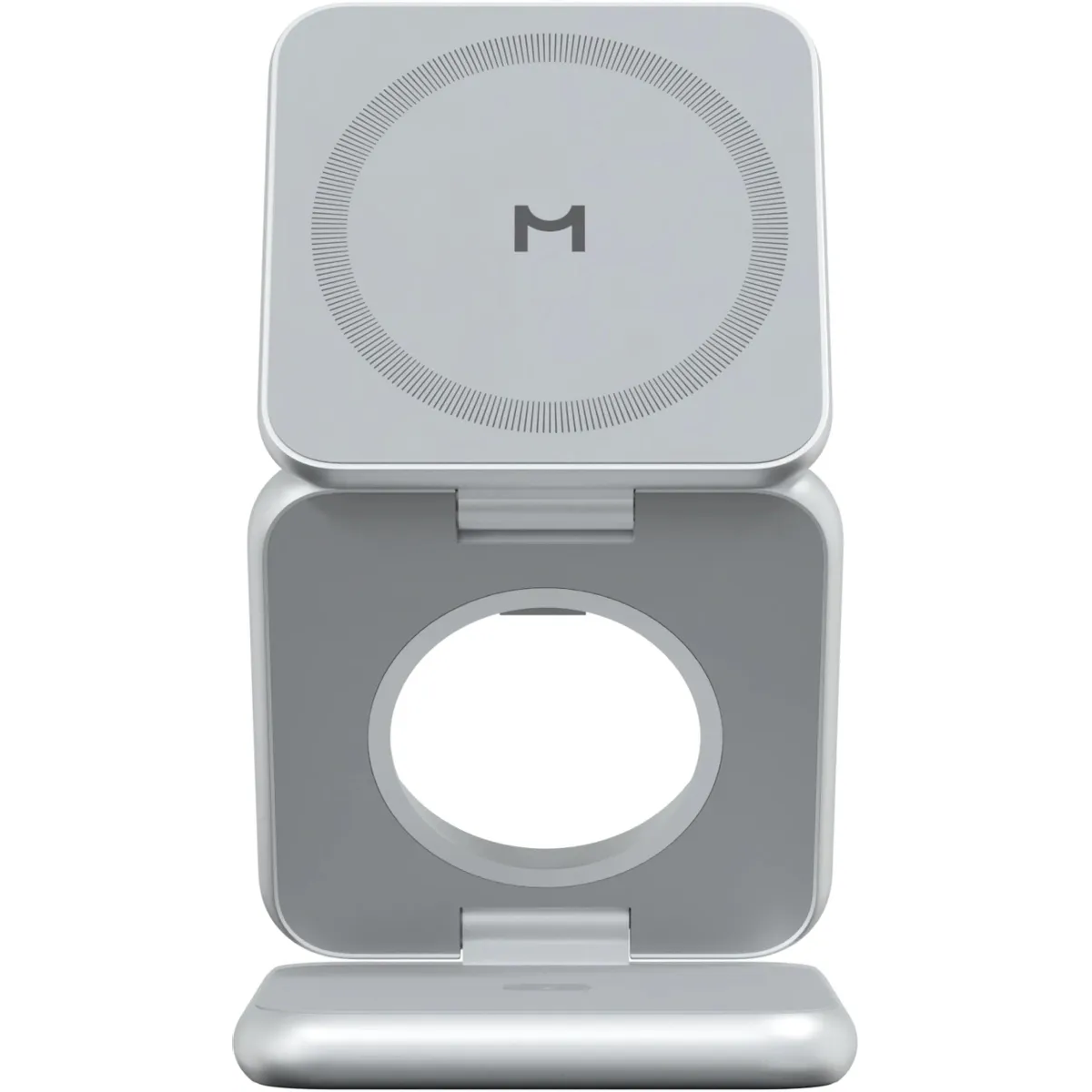 Беспроводное зарядное устройство Magssory Fold Pro Silver - WCH063S - фото 3