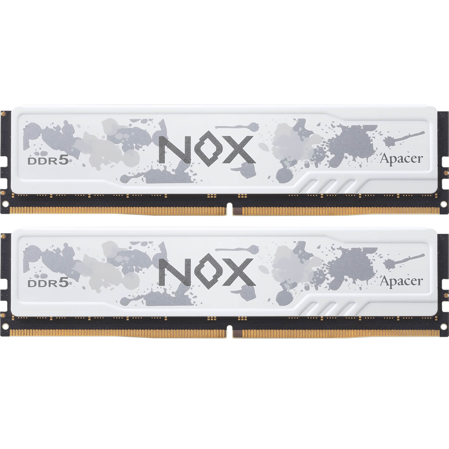 Оперативная память 64Gb DDR5 6200MHz Apacer NOX White (AH5U64G62C532MWAA-2) (2x32Gb KIT)