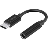 Переходник USB Type-C - 3.5 Jack, PERO AD09 Black