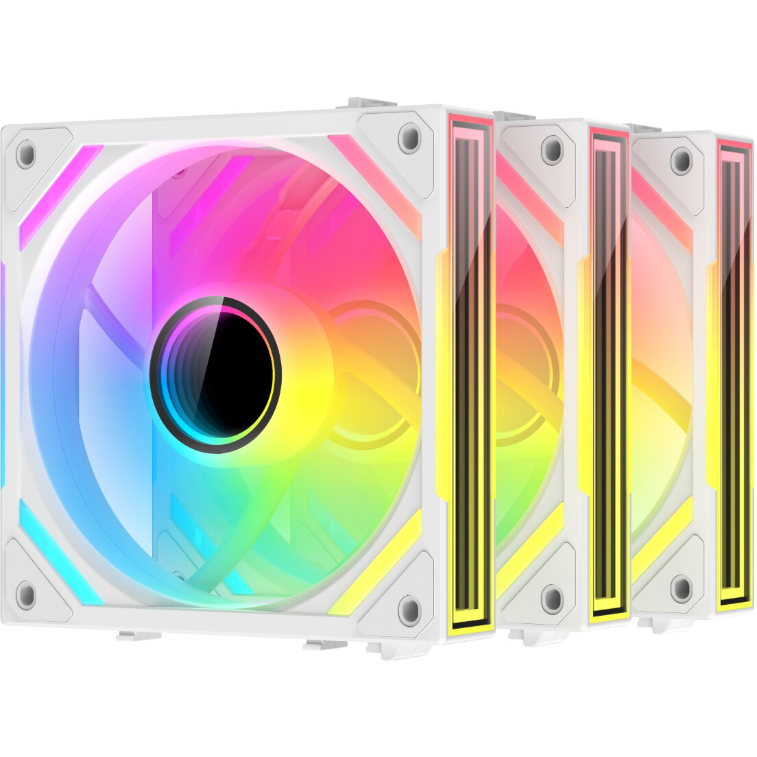 Вентилятор для корпуса XASTRA FS120W ARGB Reverse White (3шт.)