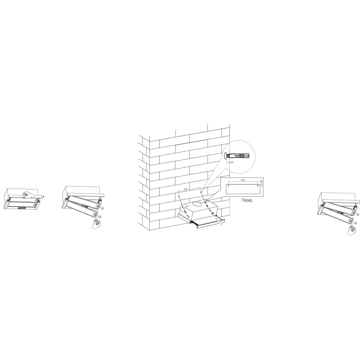 Вытяжка Kuppersberg SLIMDUAL 60 W - фото 4