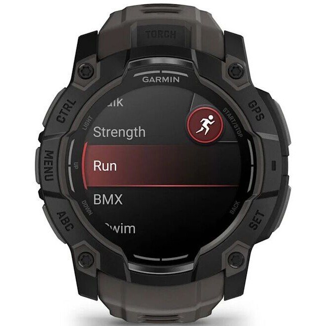 Умные часы Garmin Instinct 3 50mm AMOLED Black - 010-03020-00 - фото 2