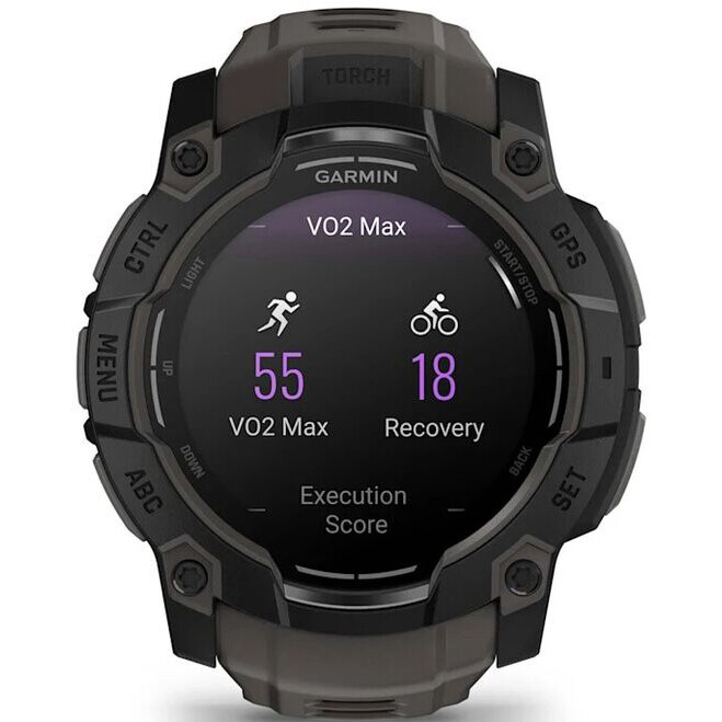 Умные часы Garmin Instinct 3 50mm AMOLED Black - 010-03020-00 - фото 3