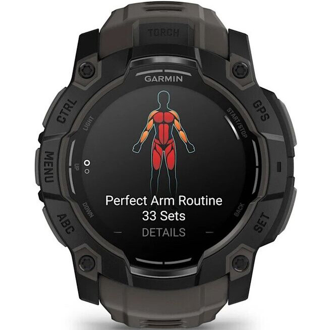 Умные часы Garmin Instinct 3 50mm AMOLED Black - 010-03020-00 - фото 11