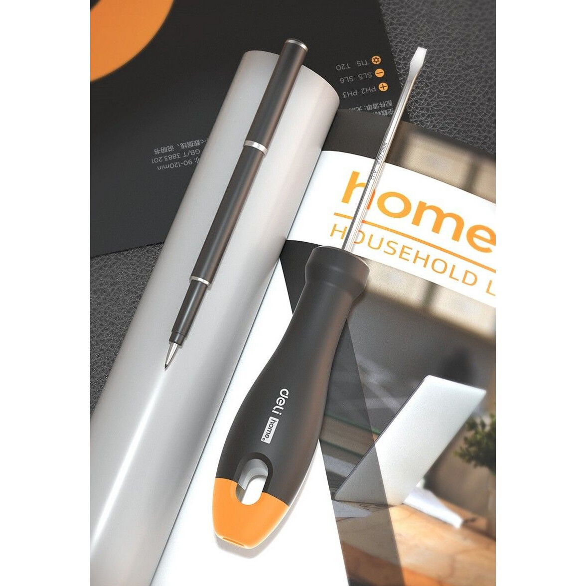 Отвёртка Deli HT1103C Home Series Gray - фото 5