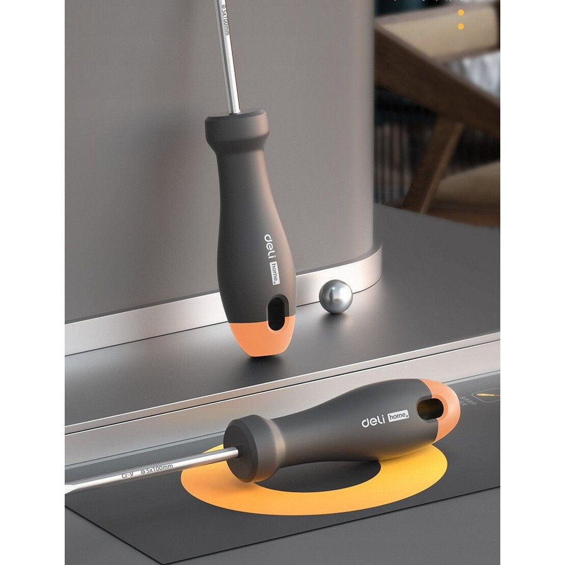 Отвёртка Deli HT1105C Home Series Gray - фото 4