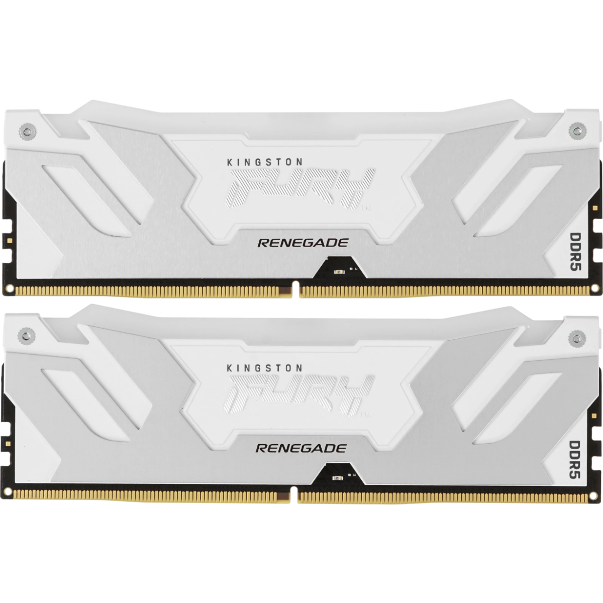 Оперативная память 32GB DDR5 7200MHz Kingston Fury Renegade White RGB (KF572C38RWAK2-32) (2x16GB KIT)