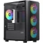 Корпус XASTRA A402M 4FRGB Black - A402M-4FC12F-BK
