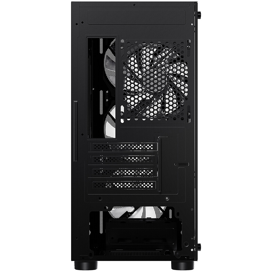 Корпус XASTRA A402M 4FRGB Black - A402M-4FC12F-BK - фото 6