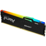 Оперативная память 16Gb DDR5 6000MHz Kingston Fury Beast Black RGB (KF560C30BBEA-16)