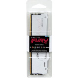 Оперативная память 16Gb DDR5 6400MHz Kingston Fury Beast White RGB (KF564C32BWA-16)