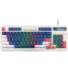 Клавиатура Defender Stormrider GK-425 White/Dark Blue (45425)