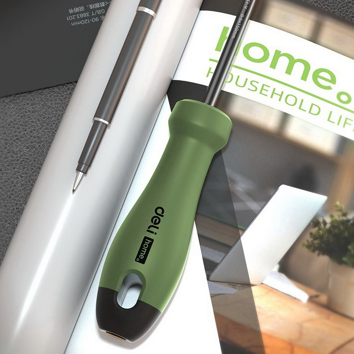 Отвёртка Deli HT1106L Home Series Green - фото 3