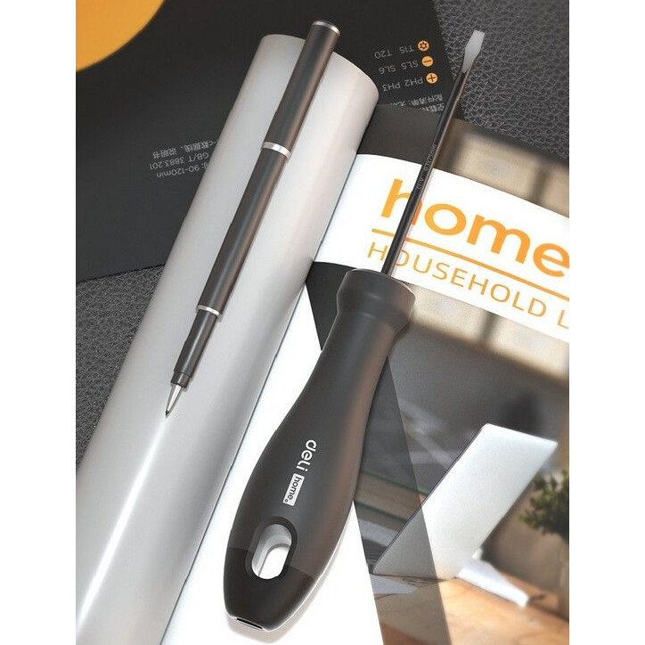 Отвёртка Deli HT1106 Home Series Black - фото 2