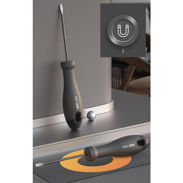 Отвёртка Deli HT1106 Home Series Black - фото 3