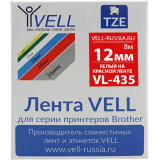Лента Brother TZE-435 (TZE435)