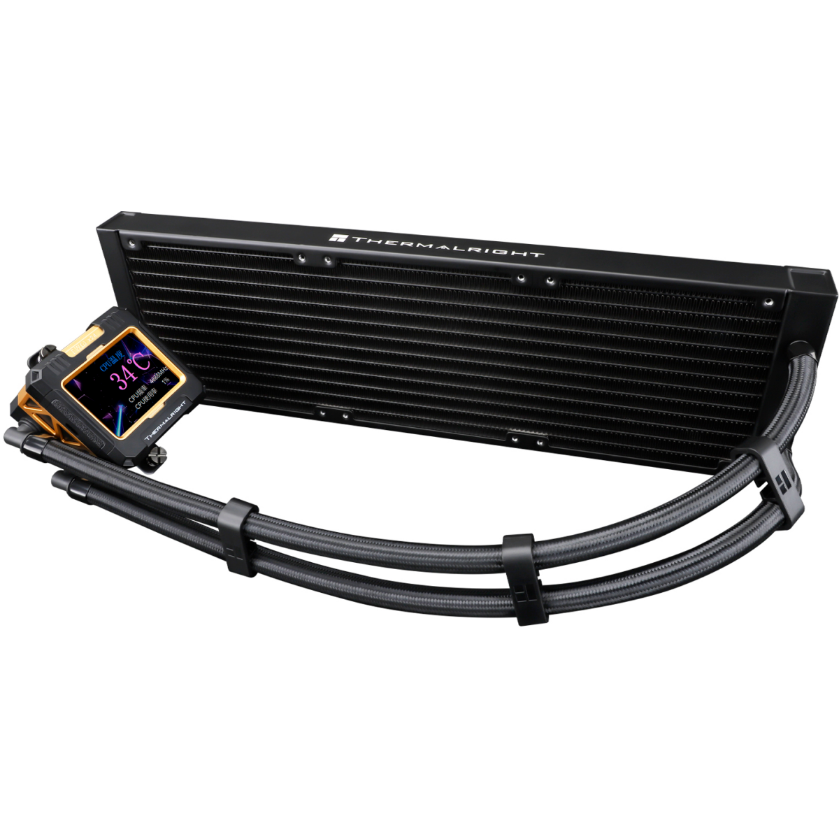 Система жидкостного охлаждения Thermalright Frozen Warframe 360 Black X - F-WFRAME-360-BL-X - фото 2