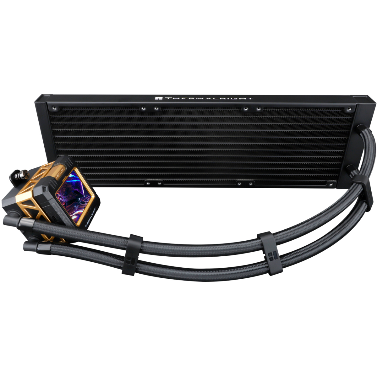 Система жидкостного охлаждения Thermalright Frozen Warframe 360 Black X - F-WFRAME-360-BL-X - фото 4