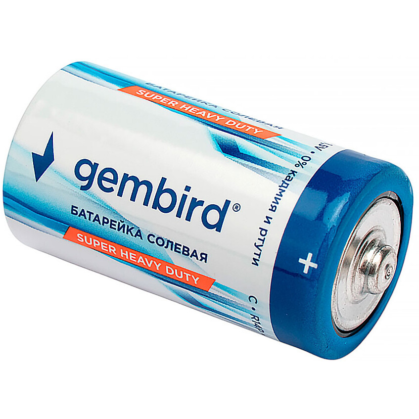 Батарейка Gembird GB-R14P-4B (C, 4 шт.) - фото 2