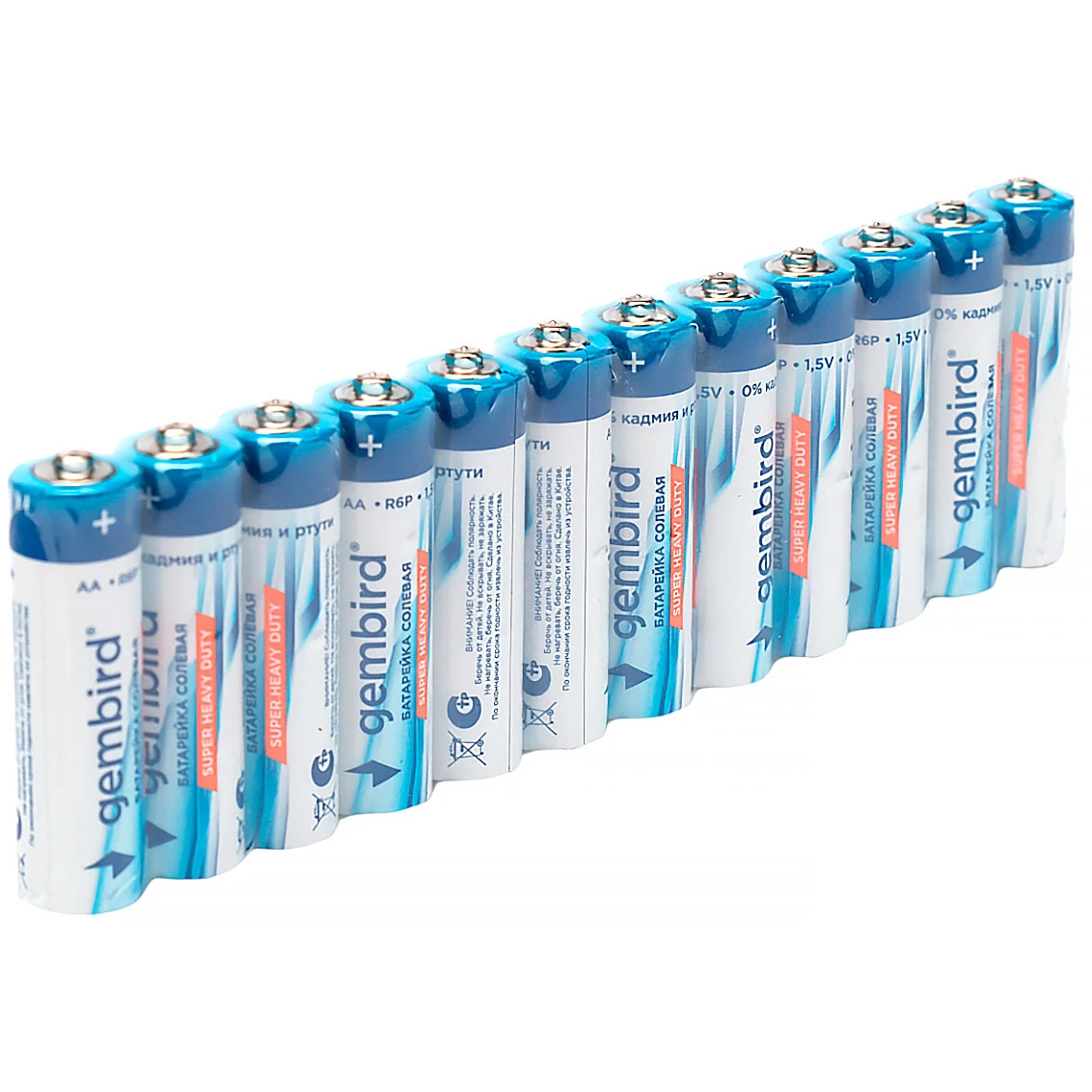 Батарейка Gembird GB-R6P-12F (AA, 12 шт.) - фото 2