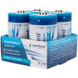 Батарейка Gembird GB-LR20-4B (D, 4 шт.)