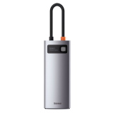 Док-станция Baseus Metal Gleam Series 5-in-1 Type-C HUB Grey (WKWG020013)