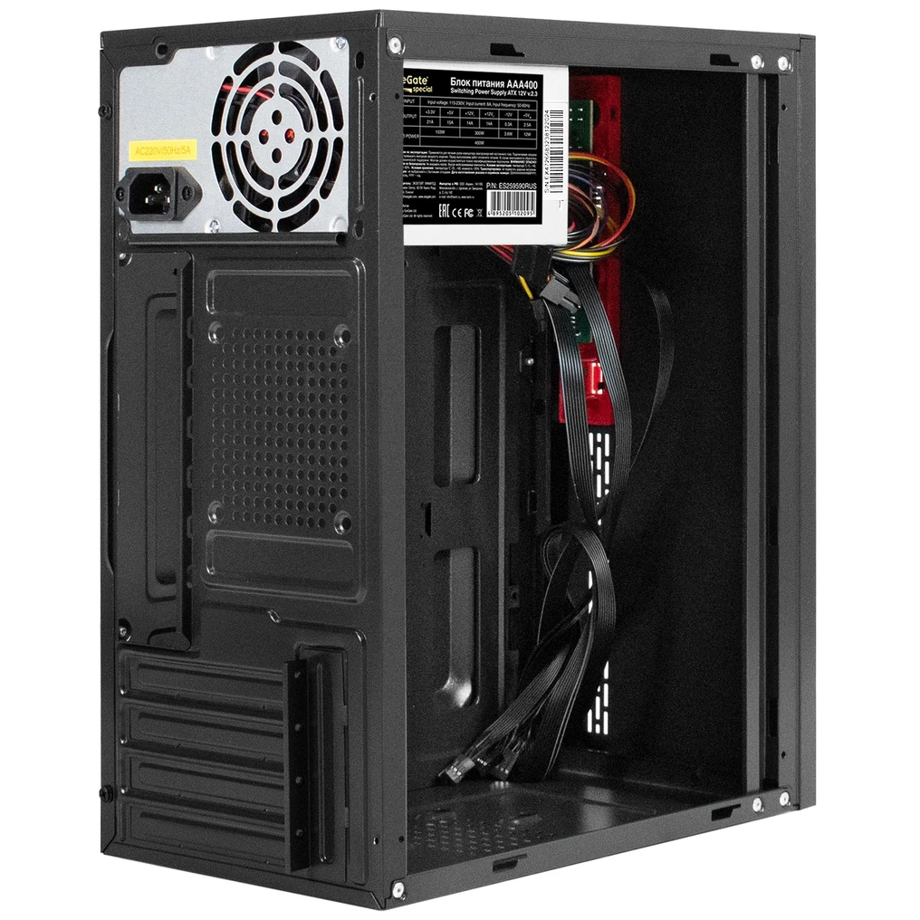Корпус ExeGate BAA-403 400W Black - EX298161RUS - фото 2
