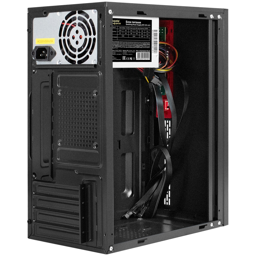 Корпус ExeGate BAA-403 350W Black - EX298160RUS - фото 2