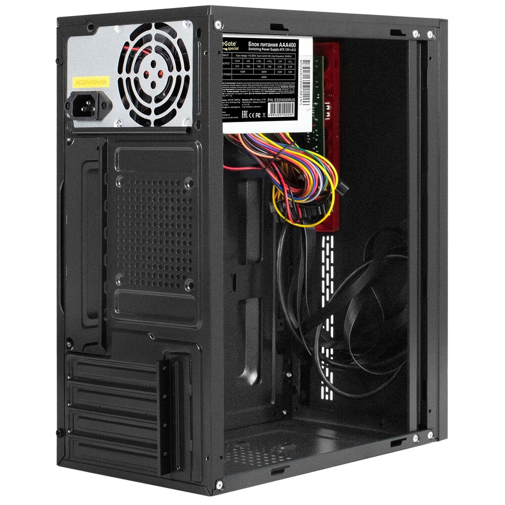 Корпус ExeGate BAA-403U 400W Black - EX298165RUS - фото 2