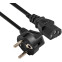 Кабель питания Schuko - C13, 3м, ExeGate EX297798RUS