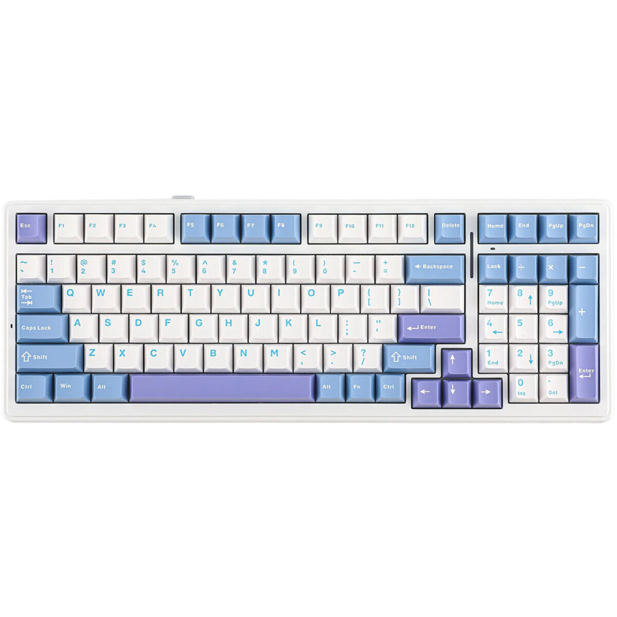 Клавиатура AULA F99 White/Blue/Purple - F99 White-Blue-Purple - фото 3