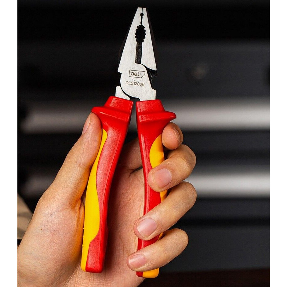 Пассатижи Deli DL512006 - фото 3