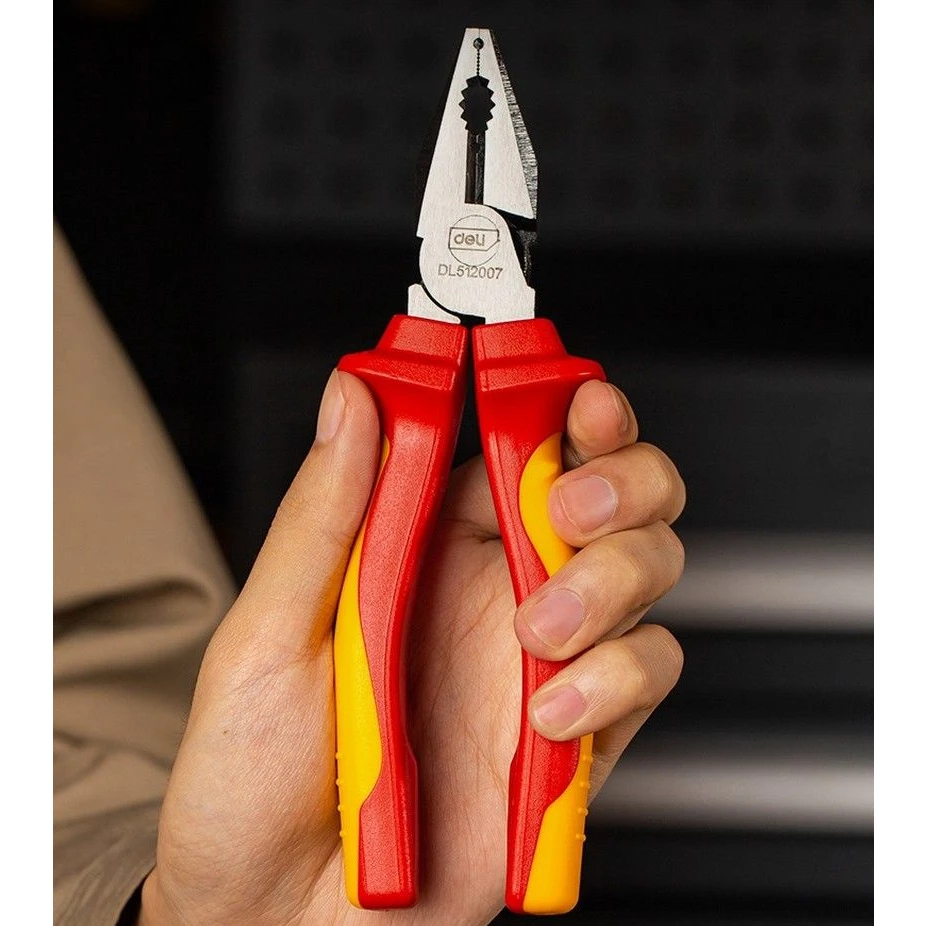 Пассатижи Deli DL512007 - фото 2