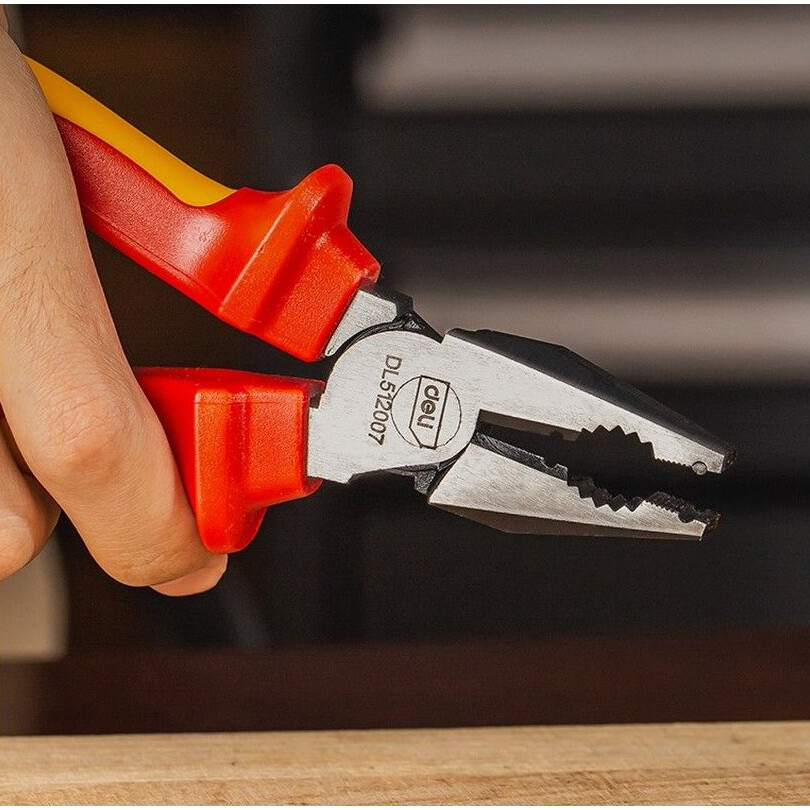 Пассатижи Deli DL512007 - фото 3