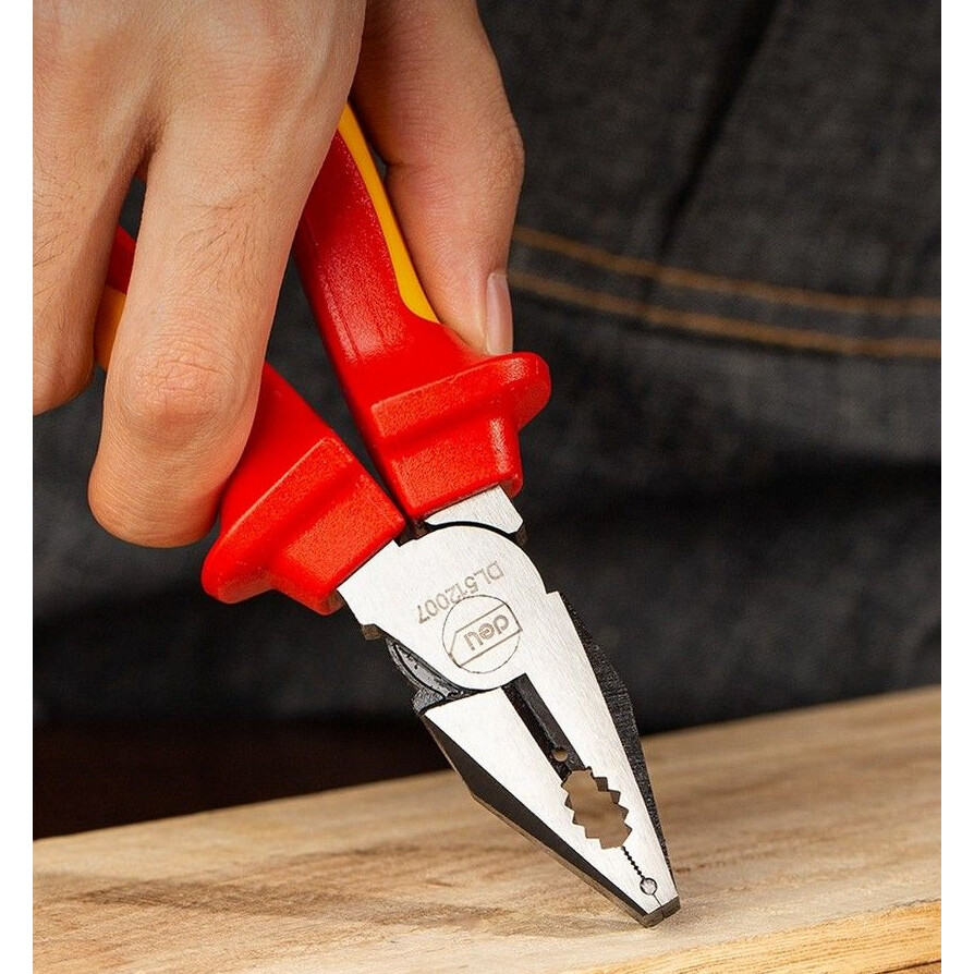 Пассатижи Deli DL512007 - фото 4