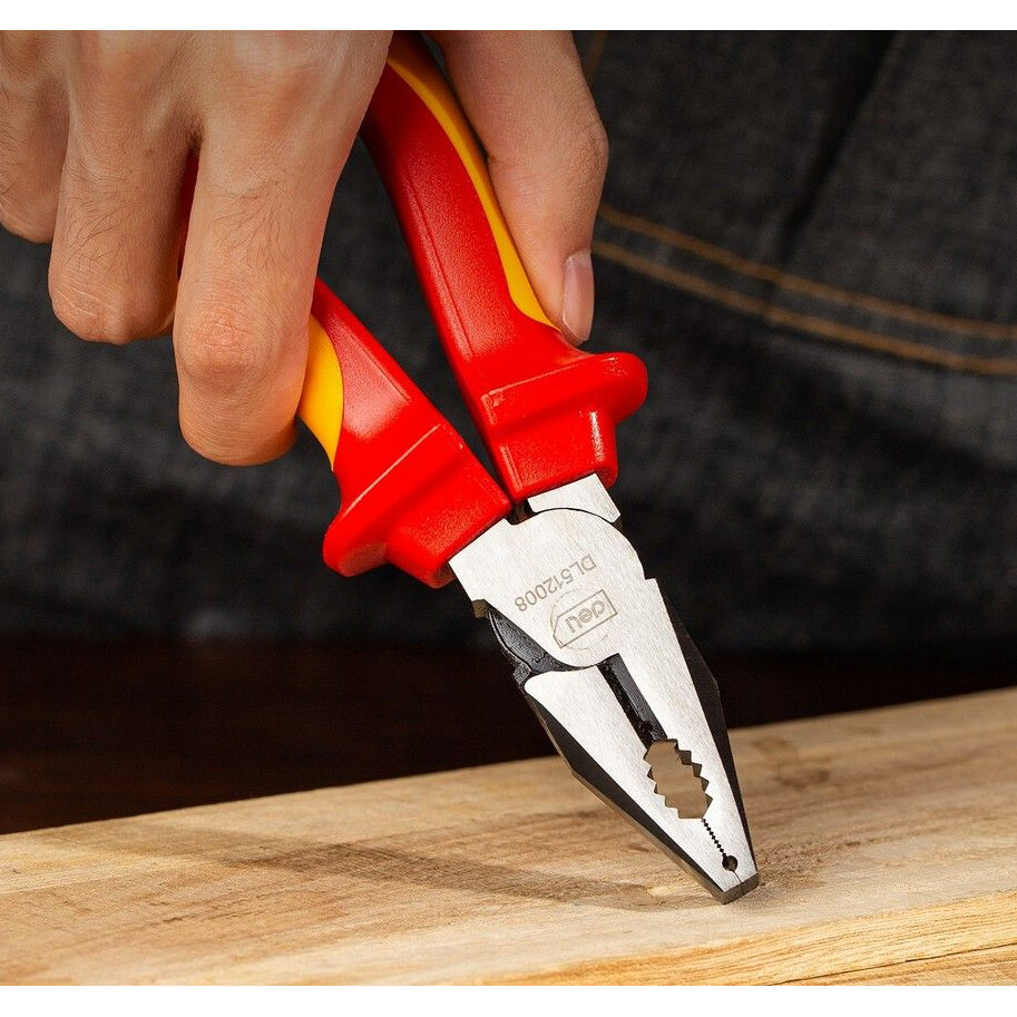 Пассатижи Deli DL512008 - фото 4