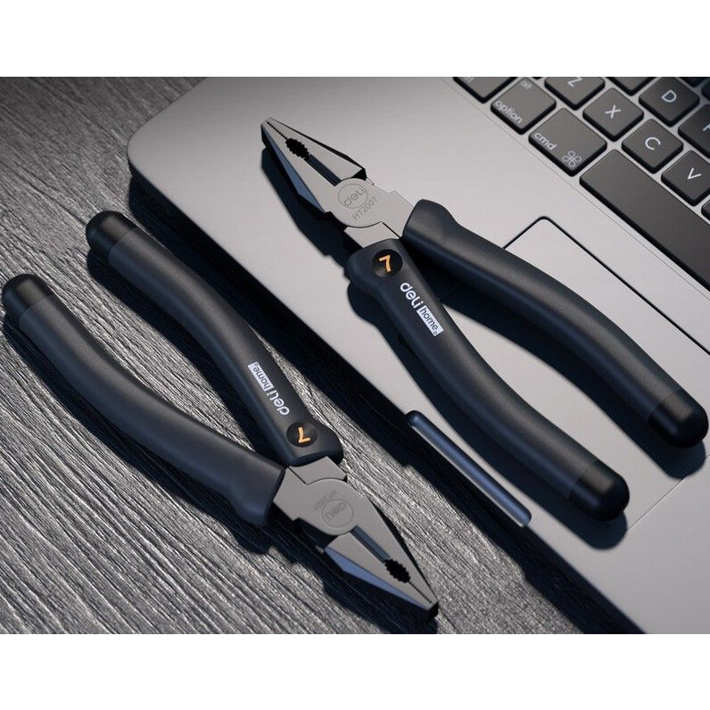 Пассатижи Deli HT2007 Home Black - фото 6