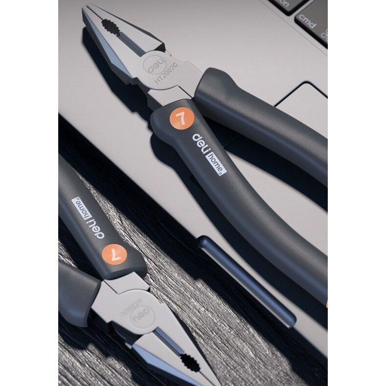 Пассатижи Deli HT2007C Home Gray - фото 5